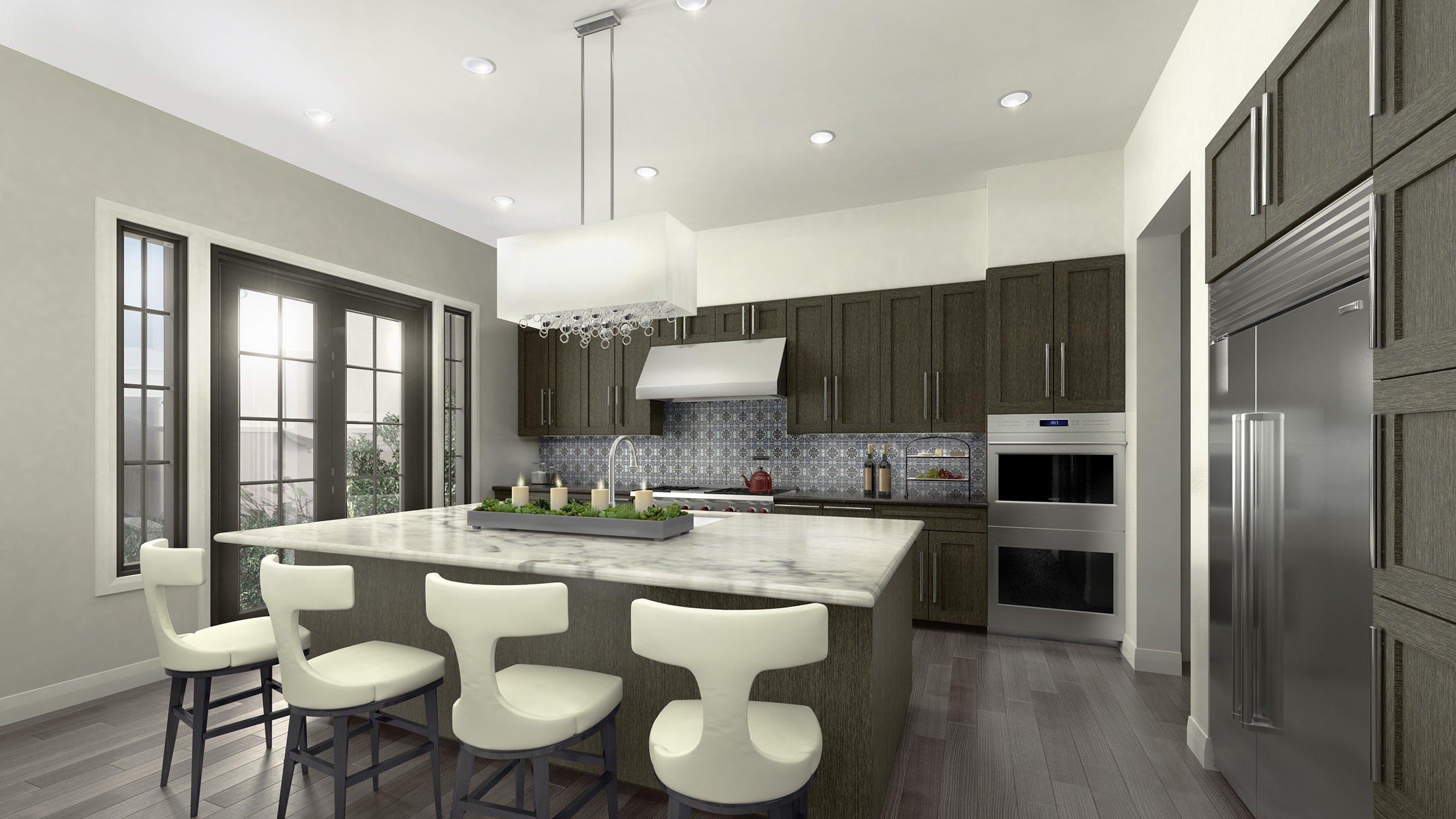 Gourmet kitchens are one of today's most popular new home features.