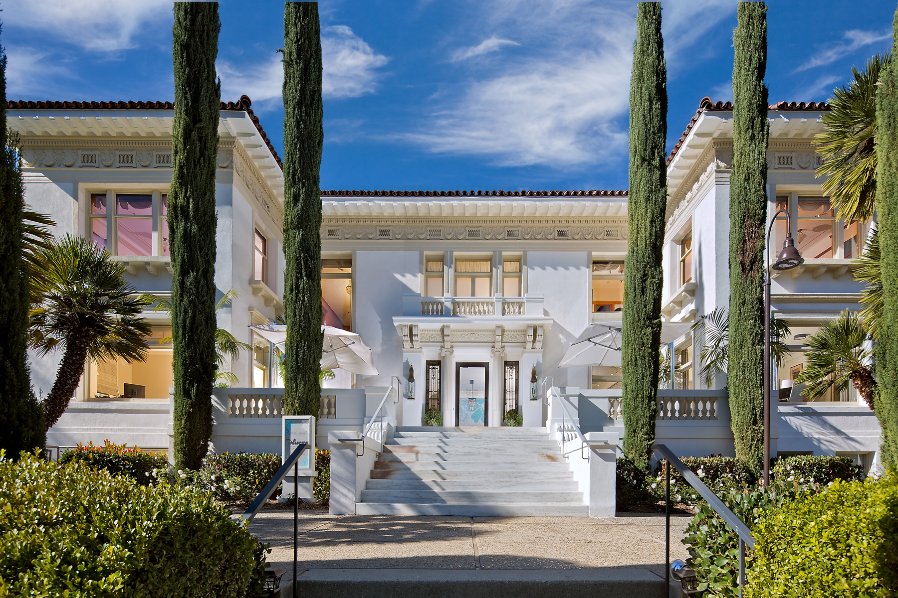 The historic Merritt Mansion is not the site for Ambassador Gardens' Sales Gallery, providing a worthy first impression for these two luxury new Pasadena home communities.