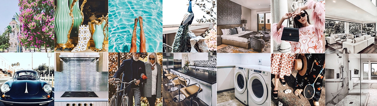 Instagram photos of luxury condos in Pasadena, leisure activities, and appliances at Terraces at the ambassador garden